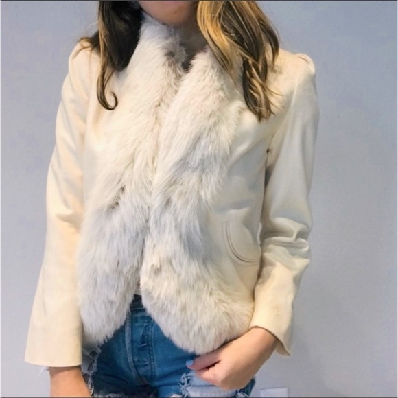 Robert Meshekoff fur lined, fine wool short coat, RARE! - Picture 6 of 7